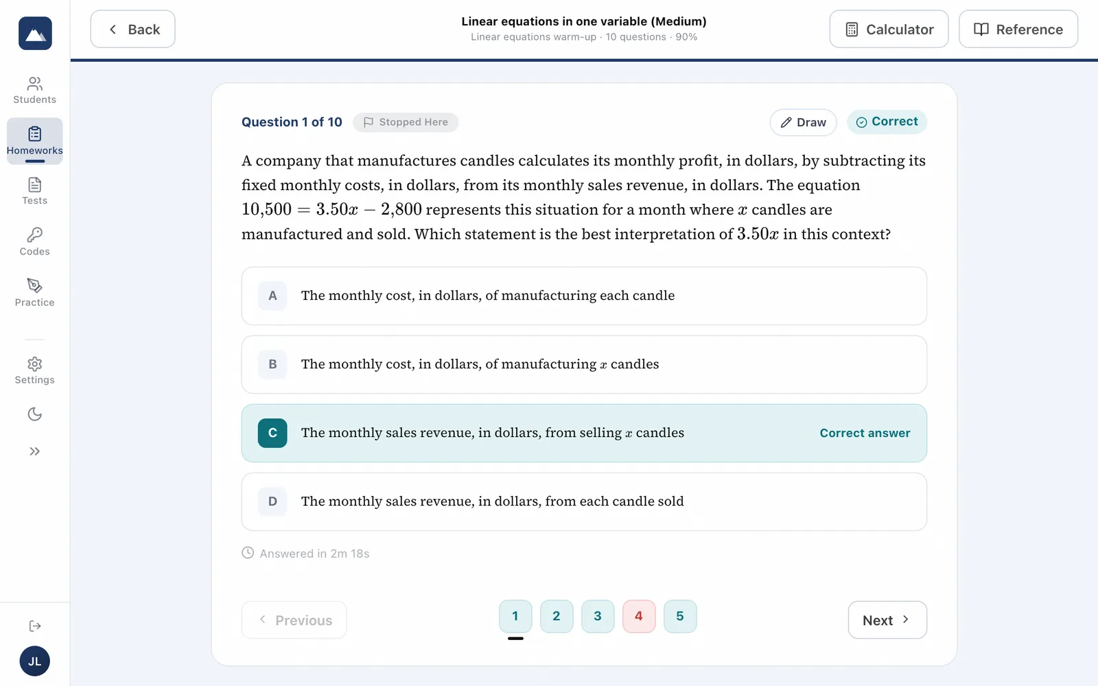 Tutor view: See exactly what they did
